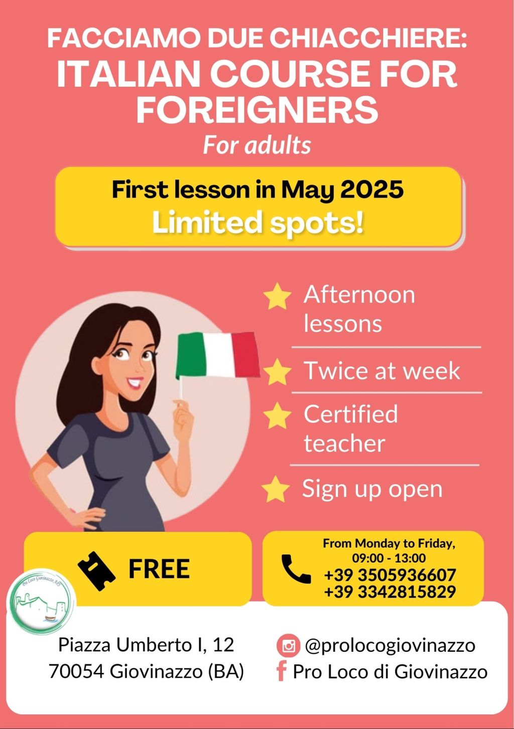 FACCIAMO DUE CHIACCHIERE 