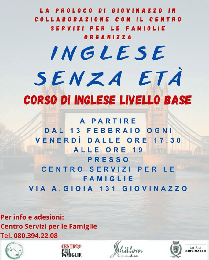 INGLESE SENZA ETA’